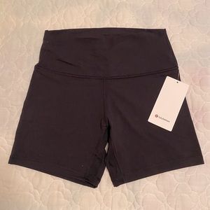 LuLulemon Align High Rise Shorts 6 inch Black